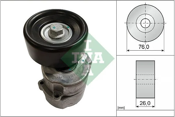 Belt Tensioner, V-ribbed belt INA 534 0135 30