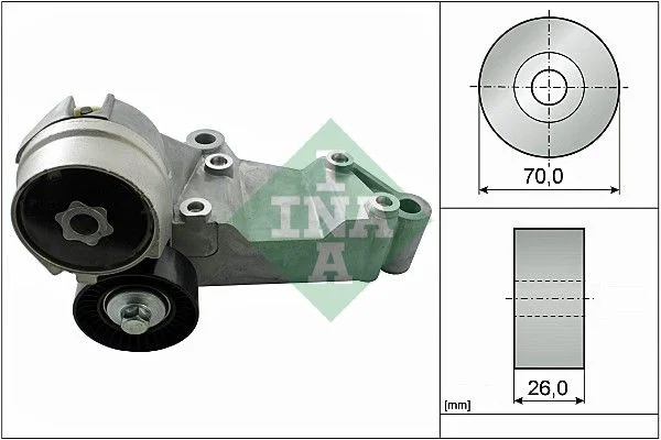 Belt Tensioner, V-ribbed belt INA 534 0146 10