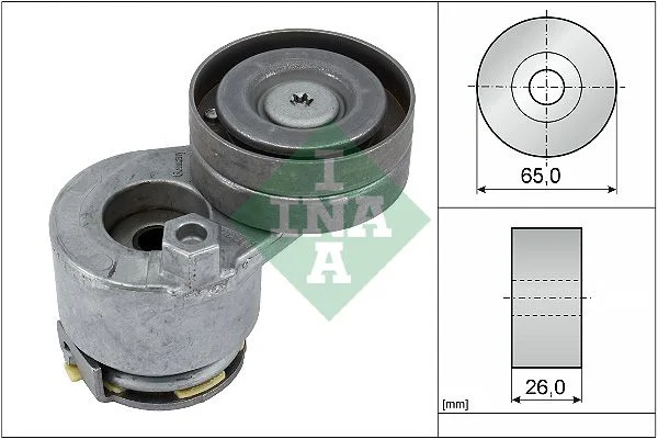 Belt Tensioner, V-ribbed belt INA 534 0240 10