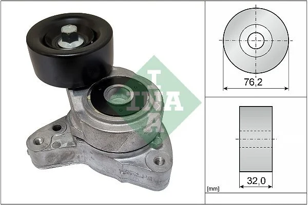 Belt Tensioner, V-ribbed belt INA 534028310