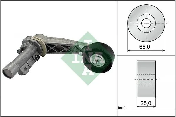 Belt Tensioner, V-ribbed belt INA 534 0318 10