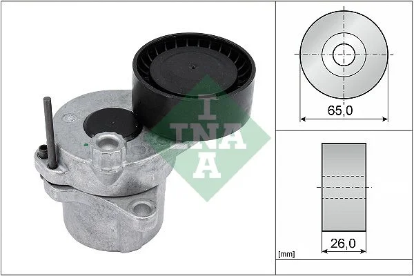 Belt Tensioner, V-ribbed belt INA 534 0336 10