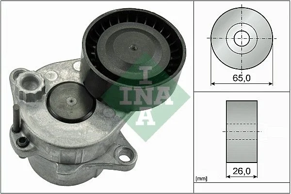 Belt Tensioner, V-ribbed belt INA 534 0337 10