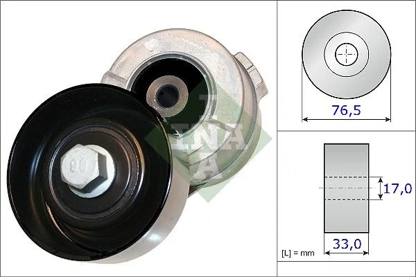 Belt Tensioner, V-ribbed belt INA 534 0341 10