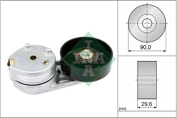 Belt Tensioner, V-ribbed belt INA 534 0358 10