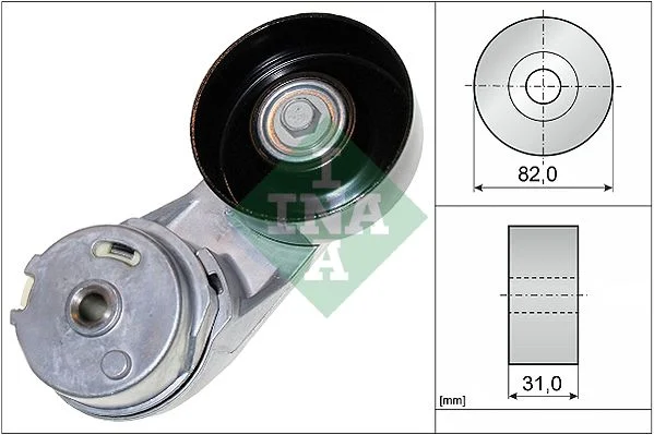 Belt Tensioner, V-ribbed belt INA 534037210