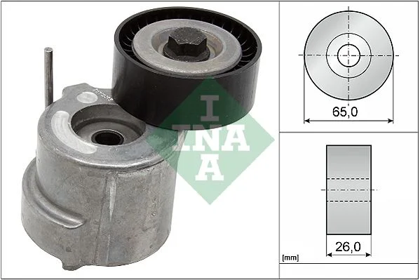 Belt Tensioner, V-ribbed belt INA 534 0404 10