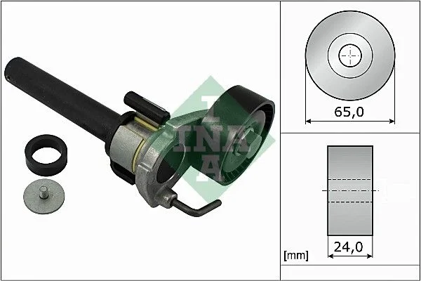 Belt Tensioner, V-ribbed belt INA 534 0422 10
