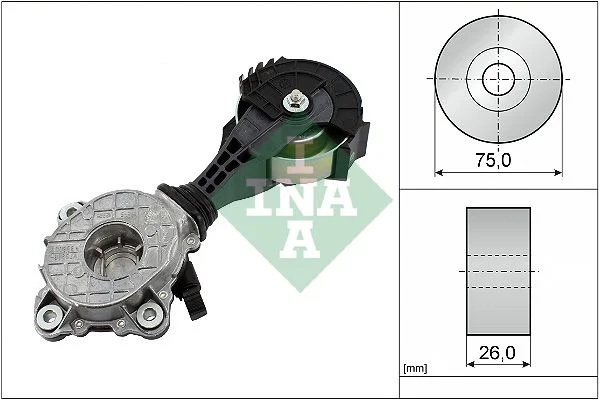 Belt Tensioner, V-ribbed belt INA 534 0426 10