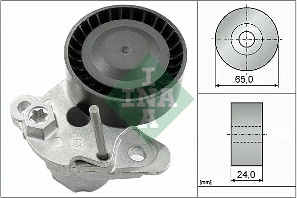 Belt Tensioner, V-ribbed belt INA 534 0480 10
