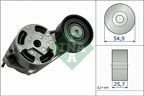 Belt Tensioner, V-ribbed belt INA 534 0516 10