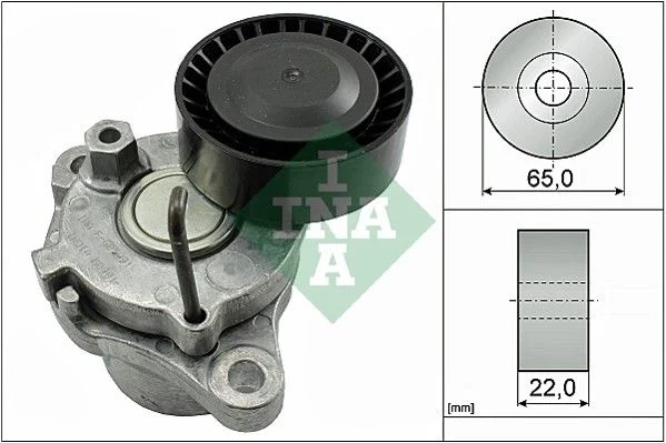 Belt Tensioner, V-ribbed belt INA 534 0550 10