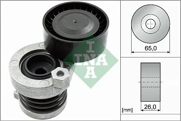 Belt Tensioner, V-ribbed belt INA 534 0551 10