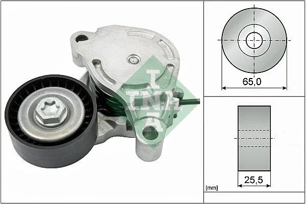 Belt Tensioner, V-ribbed belt INA 534 0571 10