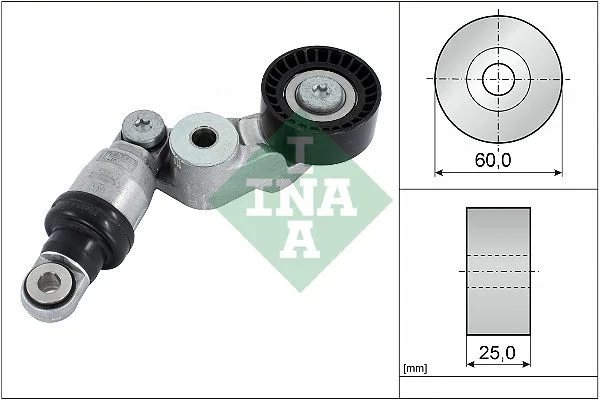 Belt Tensioner, V-ribbed belt INA 534058510