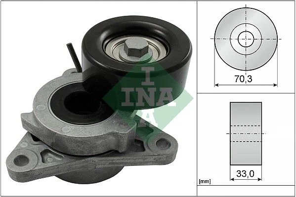 Belt Tensioner, V-ribbed belt INA 534 0606 10