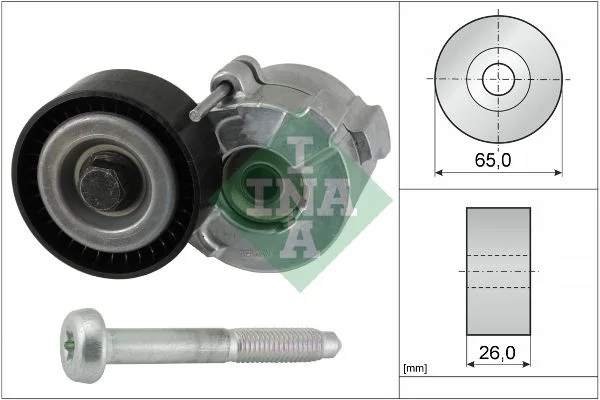 Belt Tensioner, V-ribbed belt INA 534 0610 10