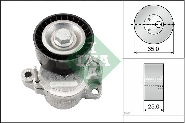 Belt Tensioner, V-ribbed belt INA 534 0625 10