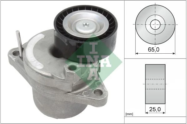 Belt Tensioner, V-ribbed belt INA 534 0658 10