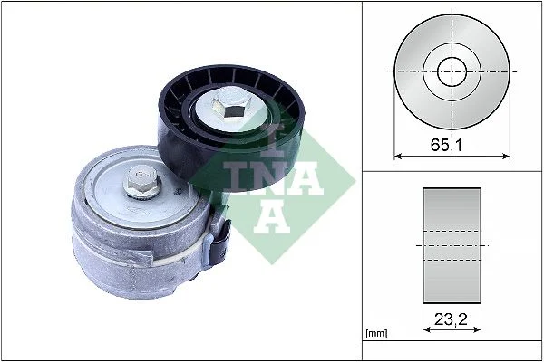 Belt Tensioner, V-ribbed belt INA 534070610