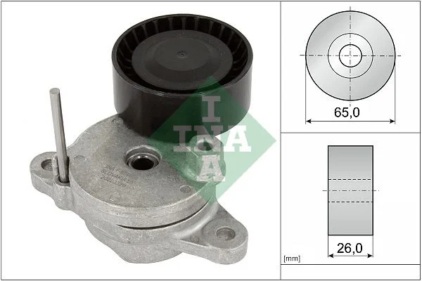 Belt Tensioner, V-ribbed belt INA 534 0795 10