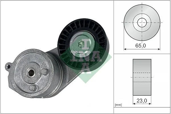 Belt Tensioner, V-ribbed belt INA 534 0828 10