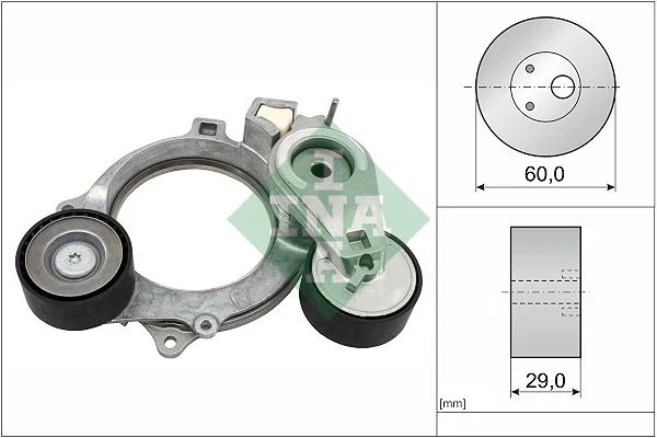Belt Tensioner, V-ribbed belt INA 534 0935 10