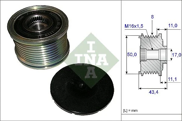 Alternator Freewheel Clutch INA 535 0108 10