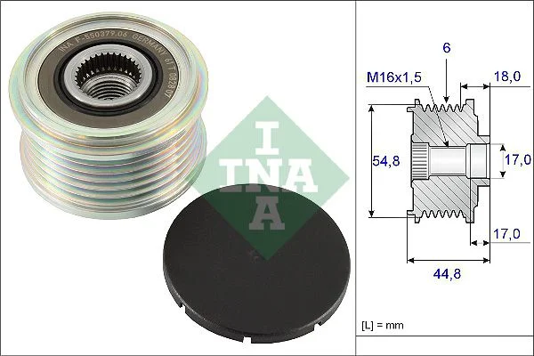 Alternator Freewheel Clutch INA 535 0114 10