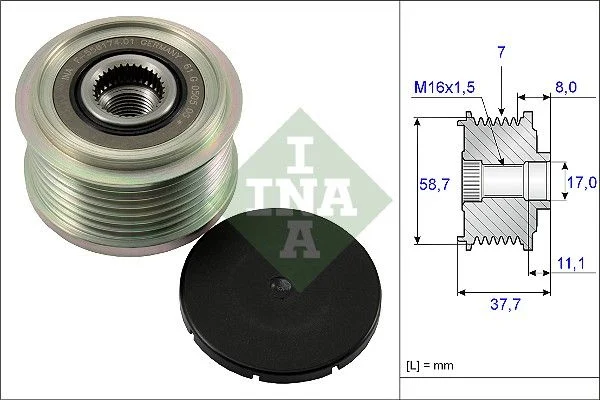 Alternator Freewheel Clutch INA 535 0128 10