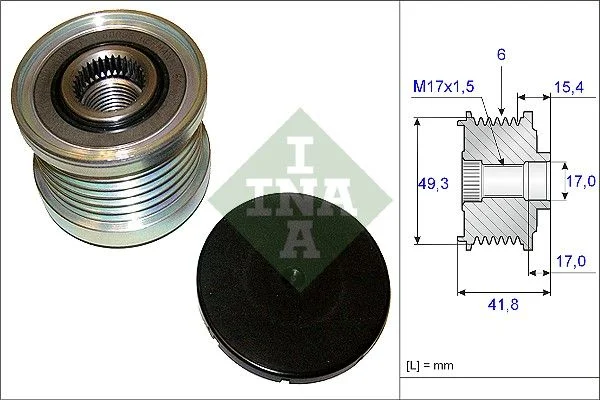 Alternator Freewheel Clutch INA 535 0193 10