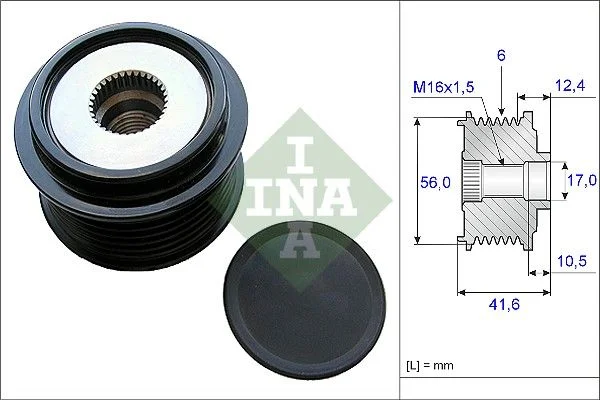 Alternator Freewheel Clutch INA 535 0210 10