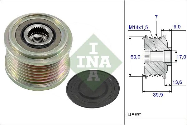 Alternator Freewheel Clutch INA 535 0215 10