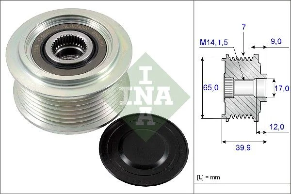 Alternator Freewheel Clutch INA 535 0229 10