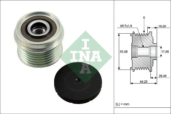 Alternator Freewheel Clutch INA 535 0233 10