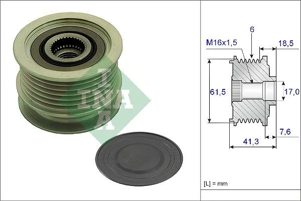 Alternator Freewheel Clutch INA 535 0234 10