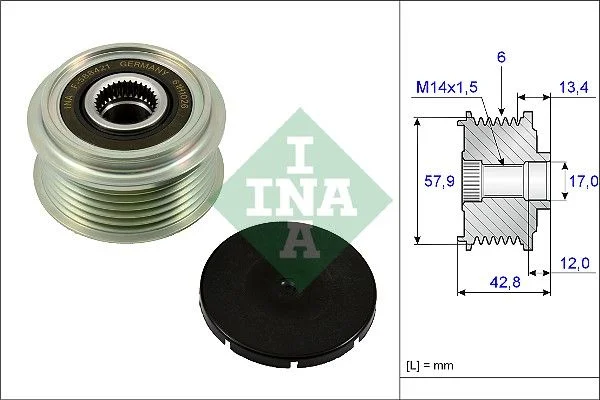 Alternator Freewheel Clutch INA 535024010