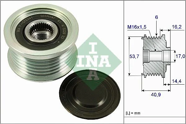 Alternator Freewheel Clutch INA 535027010