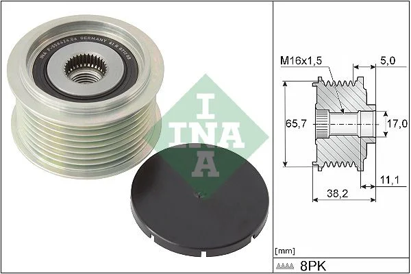 Alternator Freewheel Clutch INA 535 0274 10
