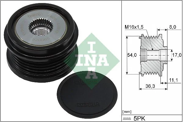 Alternator Freewheel Clutch INA 535 0333 10