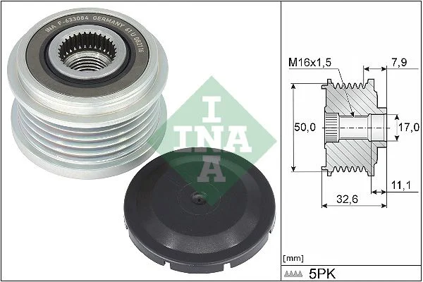 Alternator Freewheel Clutch INA 535 0359 10