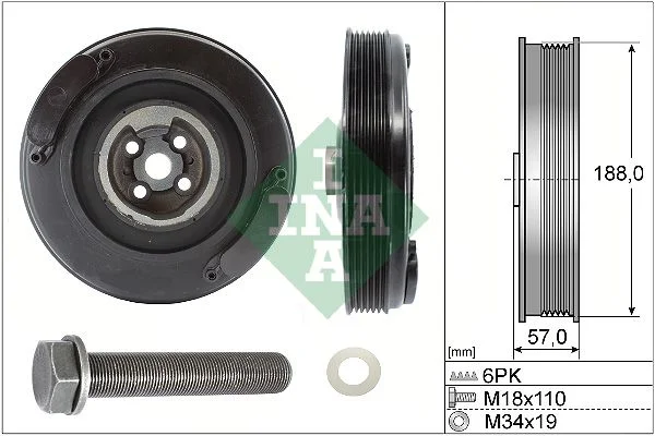 Belt Pulley, crankshaft INA 544000220