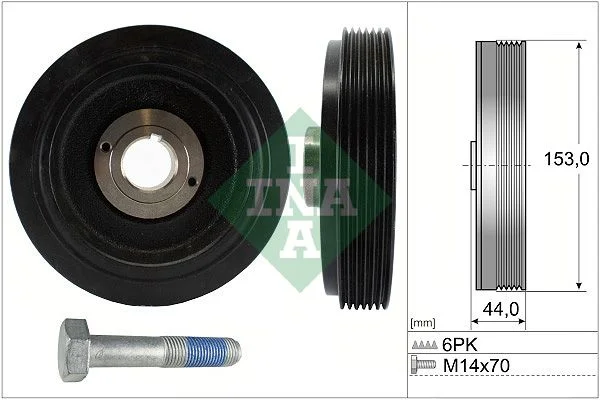 Conjunto de Polias, Cambota INA 544004220