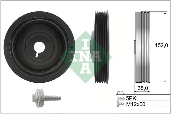 Belt Pulley, crankshaft INA 544005420