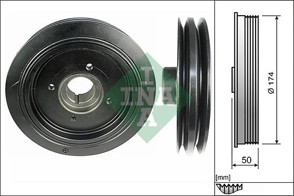 Belt Pulley, crankshaft INA 544010710