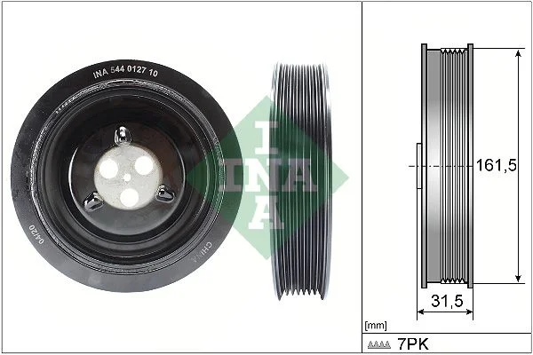 Belt Pulley, crankshaft INA 544 0127 10