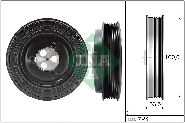 Belt Pulley, crankshaft INA 544 0132 10