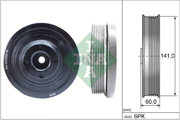 Belt Pulley, crankshaft INA 544014310