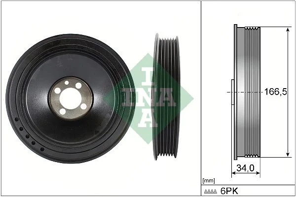 Belt Pulley, crankshaft INA 544015710