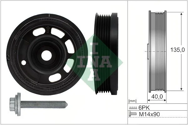 Conjunto de Polias, Cambota INA 544 0172 20